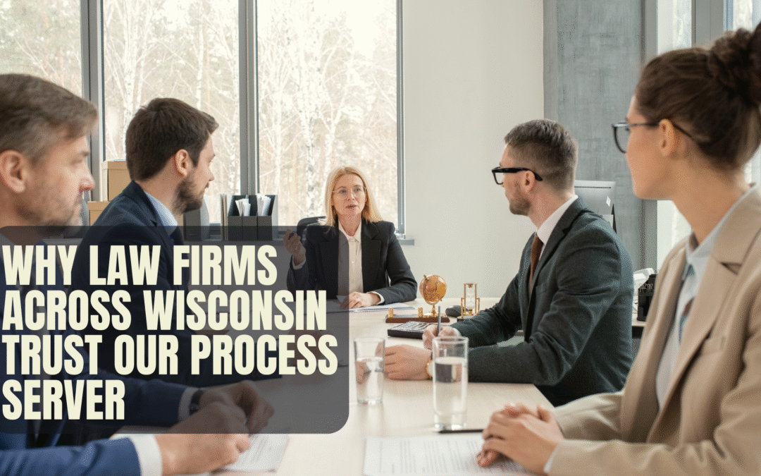 Why Law Firms across Wisconsin Trust Our Process Server